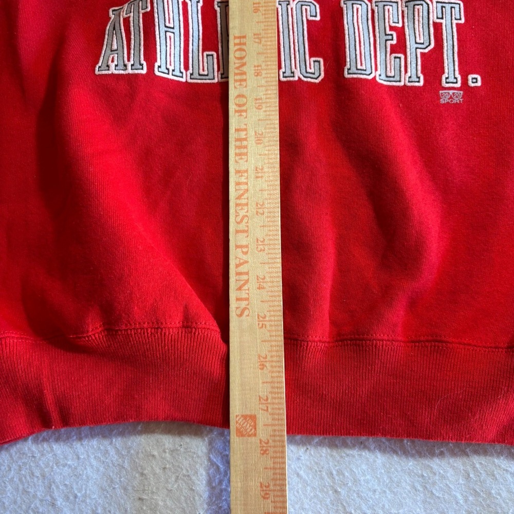 Vintage UNLV‎ Rebels Athletic Dept Red Crewneck Sweatshirt Large - Picture 6 of 8